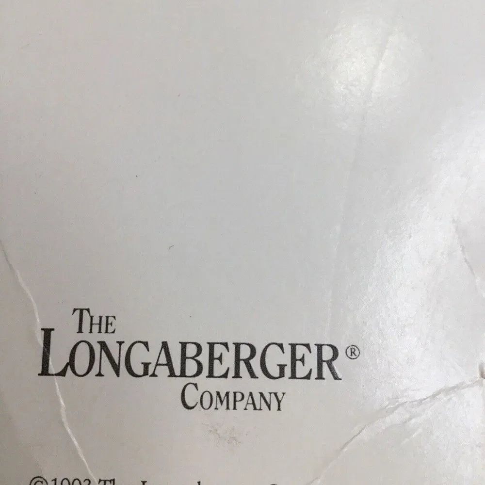 NEW Vintage 1993 Longaberger Pottery Angel Series Cookie Mold Peace 5